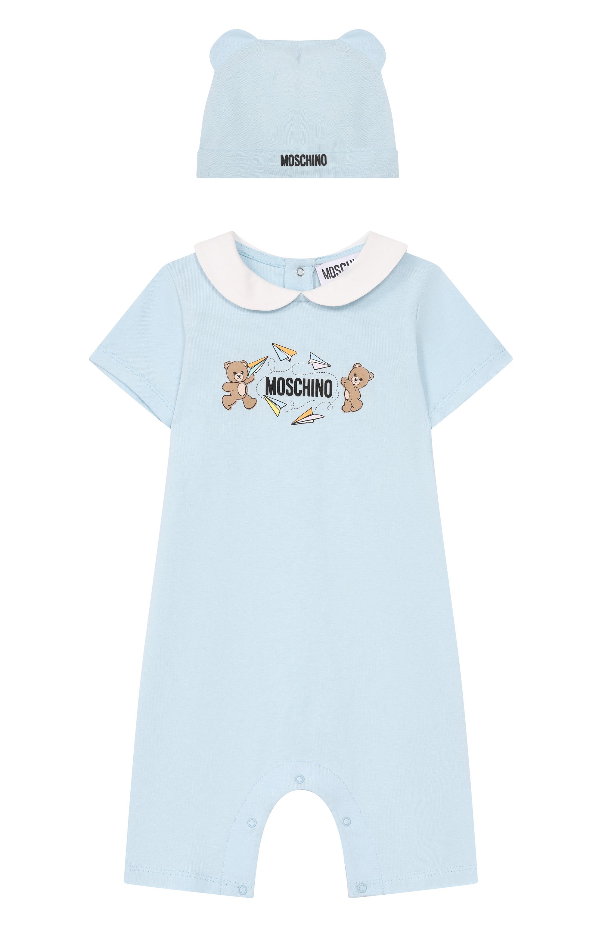 Комплект из песочника и шапки MOSCHINO, арт. MUY090/LAA01, фото 1