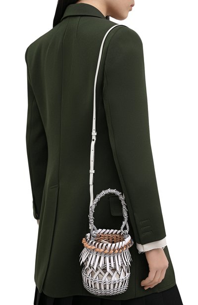 Сумка bucket fringes LOEWE белого цвета по цене 175500 руб., арт. 326.05AC19, фото 5 Сумка bucket fringes LOEWE, арт. 326.05AC19, фото 5