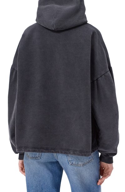Хлопковое худи BALENCIAGA темно-серого цвета по цене 166500 руб., арт. 851208/TTVC5, фото 4 Хлопковое худи BALENCIAGA, арт. 851208/TTVC5, фото 4