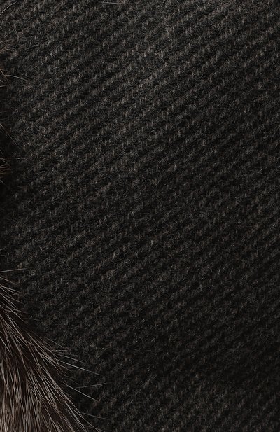 Шапка-ушанка бруклин с отделкой из меха фишера FURLAND, арт. 0130909710003300068, фото 3