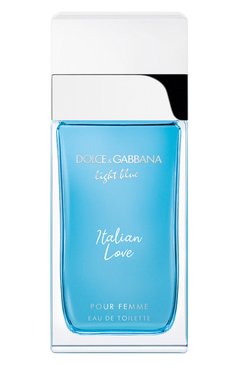 Туалетная вода light blue italian love (50ml) DOLCE & GABBANA бесцветного цвета, арт. 30701858DG | Фото 1 (Обьем косметики: 100ml; Тип продукта - парфюмерия: Туалетная вода; Ограничения доставки: flammable)