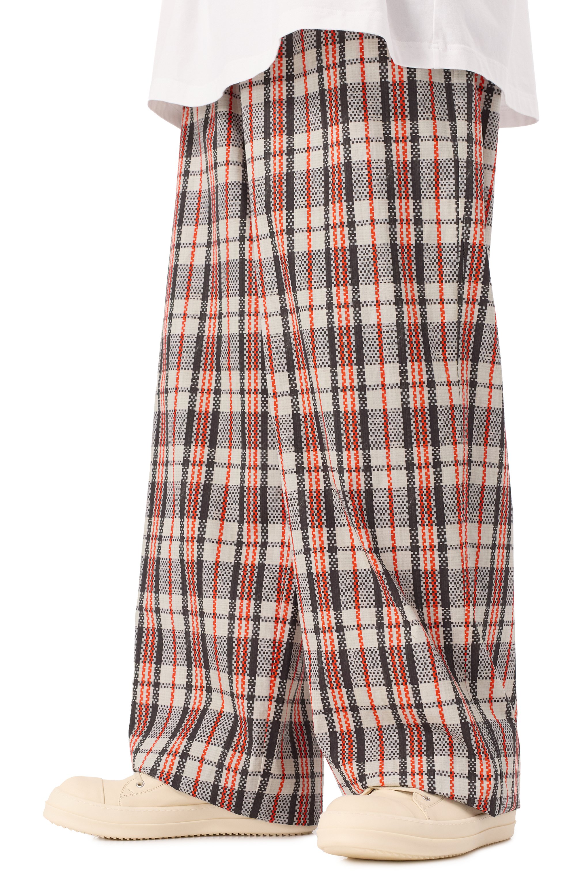 Кожаные кеды porterville RICK OWENS, арт. RU02D6891/LC0, фото 3