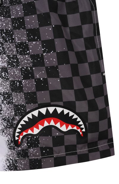 Плавки-шорты SPRAYGROUND, арт. SPY1470WHT/SPRAY SHARK IN PARIS GREY SWIM TRUNKS, фото 3