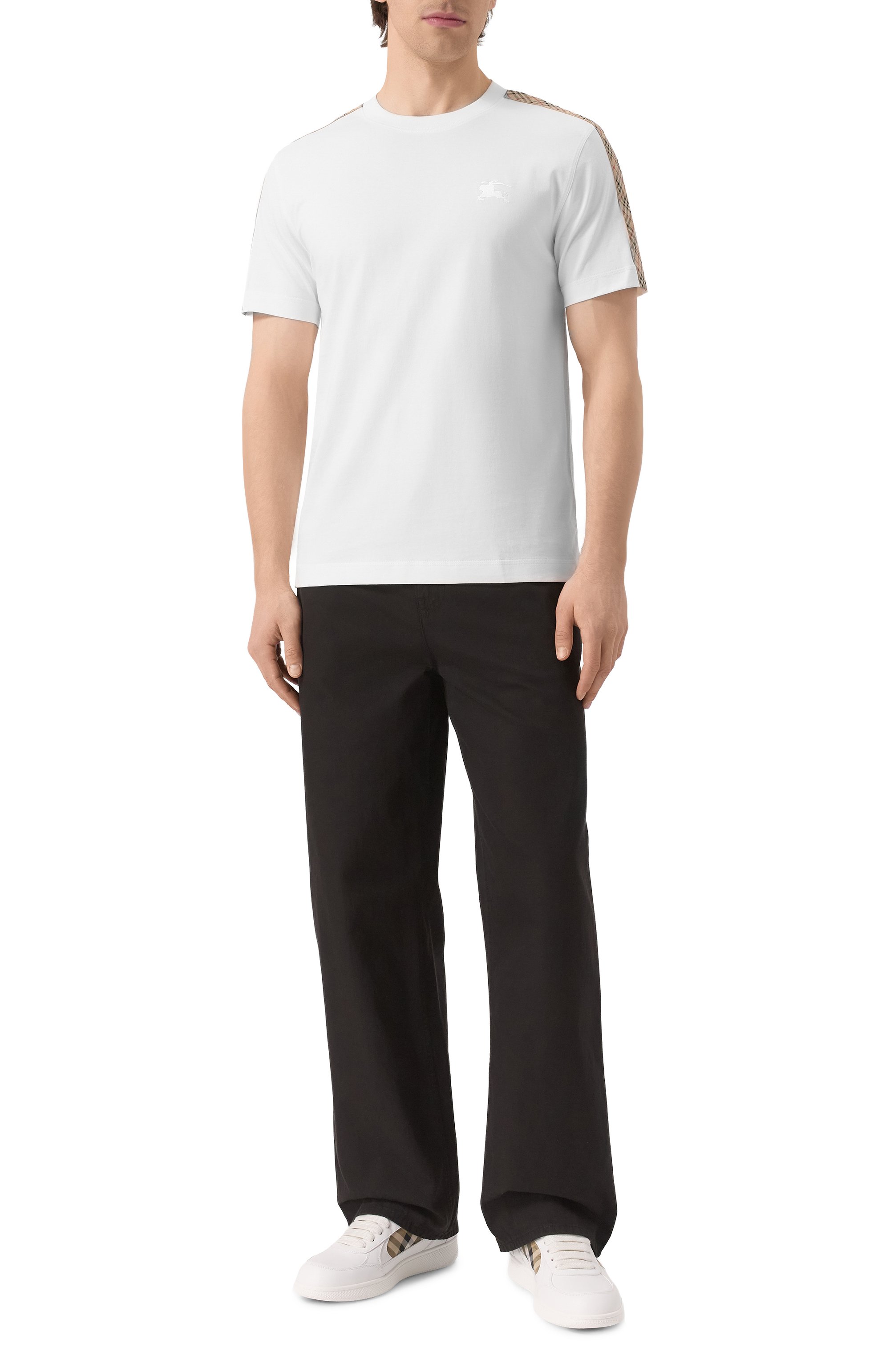 Хлопковая футболка BURBERRY, арт. 8106246, фото 2