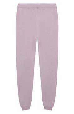 Детские кашемировые джоггеры GIORGETTI CASHMERE сиреневого цвета, арт. MB1683 | Фото 2 (Материал внешний: Шерсть, Кашемир; Нос: Не проставлено; Материал сплава: Проставлено; Девочки Кросс-КТ: Джоггеры-одежда)