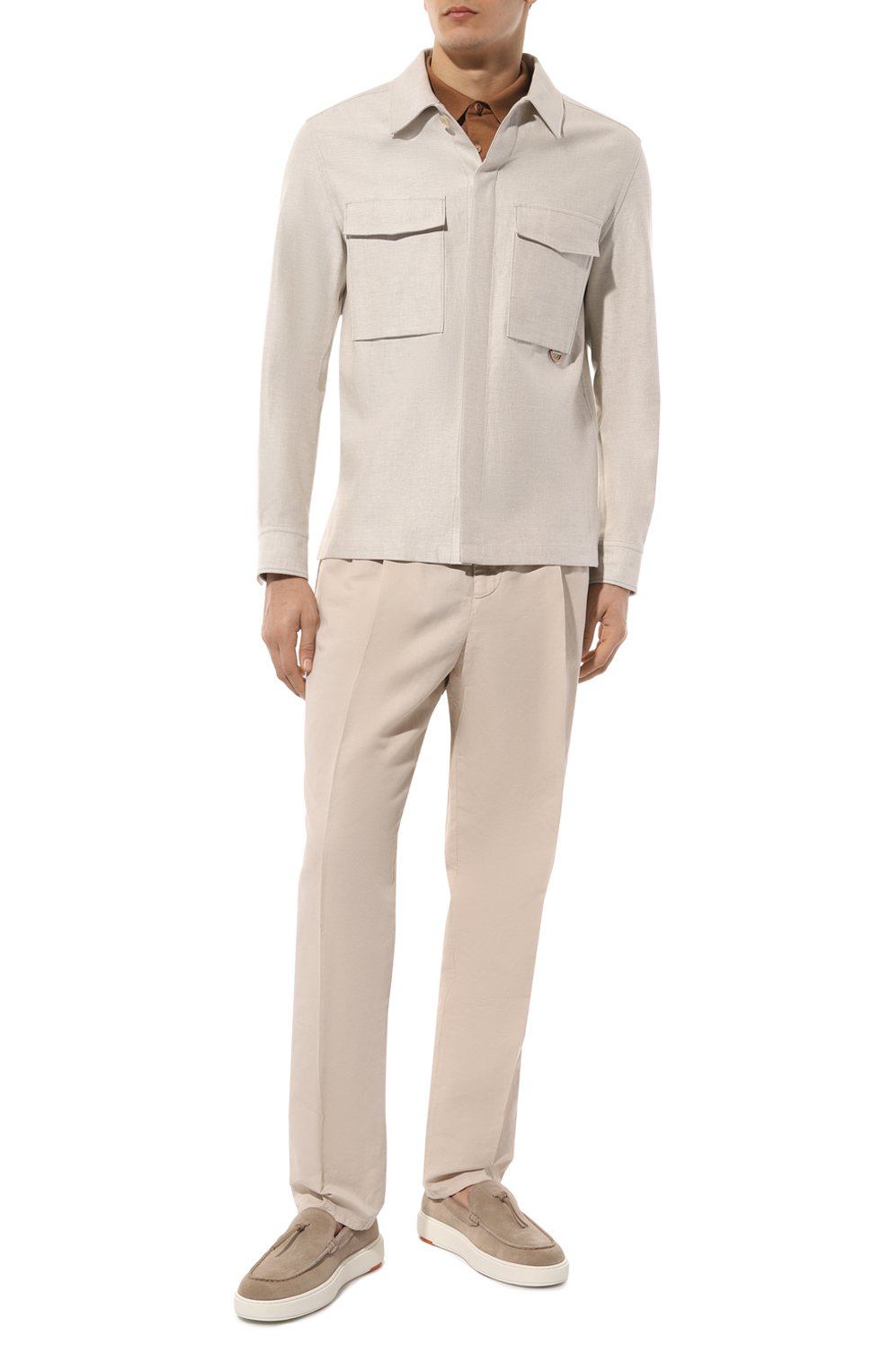 Льняная рубашка AGNONA, арт. TD07U7E/U3042E, фото 2