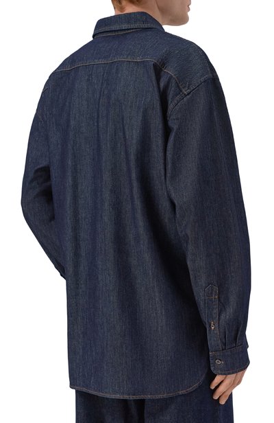 Джинсовая рубашка DRIES VAN NOTEN, арт. 020743/4402, фото 4
