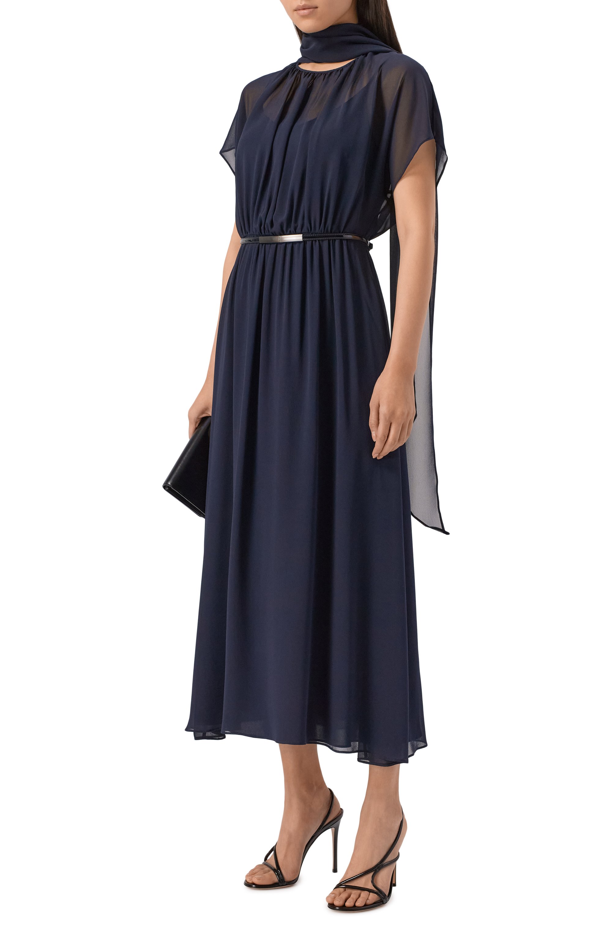 Шелковое платье MAX MARA STUDIO, арт. PINETA, фото 2