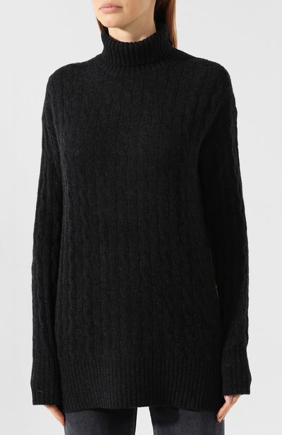 Свитер из смеси шерсти и кашемира POLO RALPH LAUREN серого цвета по цене 16150 руб., арт. 211763841, фото 3 Свитер из смеси шерсти и кашемира POLO RALPH LAUREN, арт. 211763841, фото 3