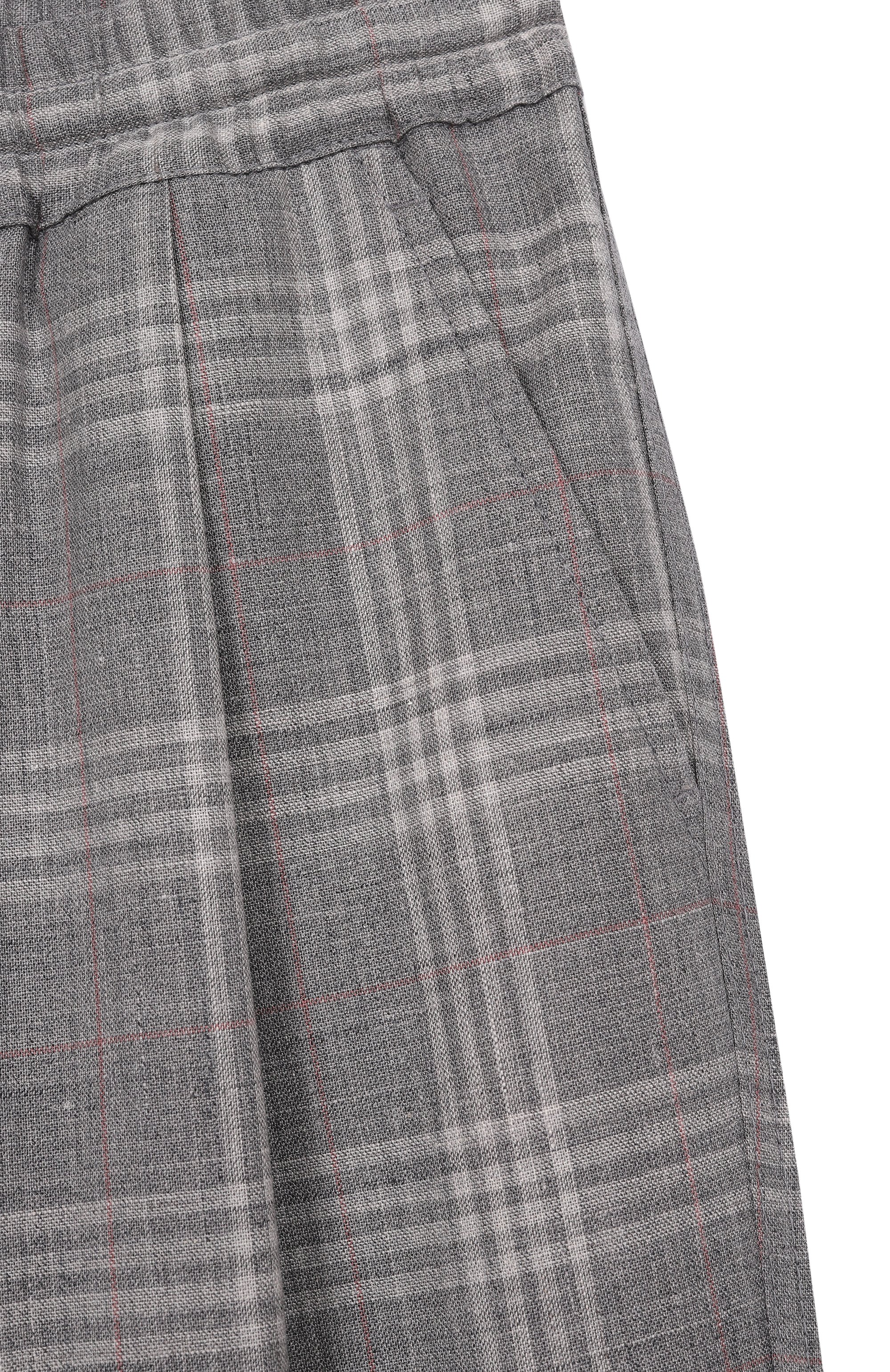 Брюки из шерсти и шелка BRUNELLO CUCINELLI, арт. BZ430P503A, фото 3