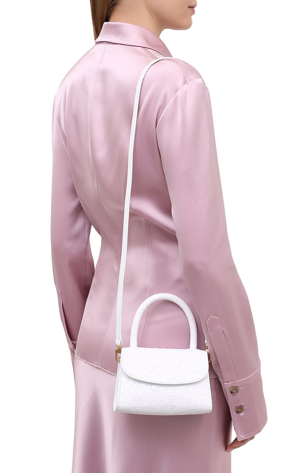 Сумка BY FAR белого цвета по цене 62950 руб., арт. 21CRMINAPWDSMA, фото 5 Сумка BY FAR, арт. 21CRMINAPWDSMA, фото 5