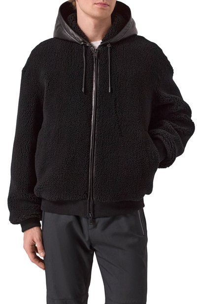 Бомбер из кашемира и шелка MVST черного цвета по цене 456500 руб., арт. TXECK-ES4390/LC1637, фото 3 Бомбер из кашемира и шелка MVST, арт. TXECK-ES4390/LC1637, фото 3