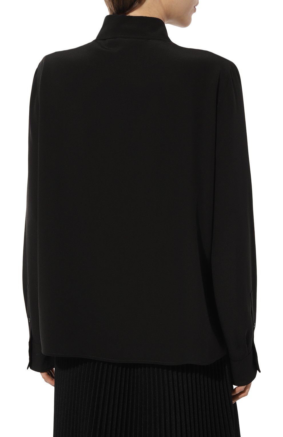 Шелковая рубашка PRADA, арт. P473F-1H51-F0002-221, фото 4