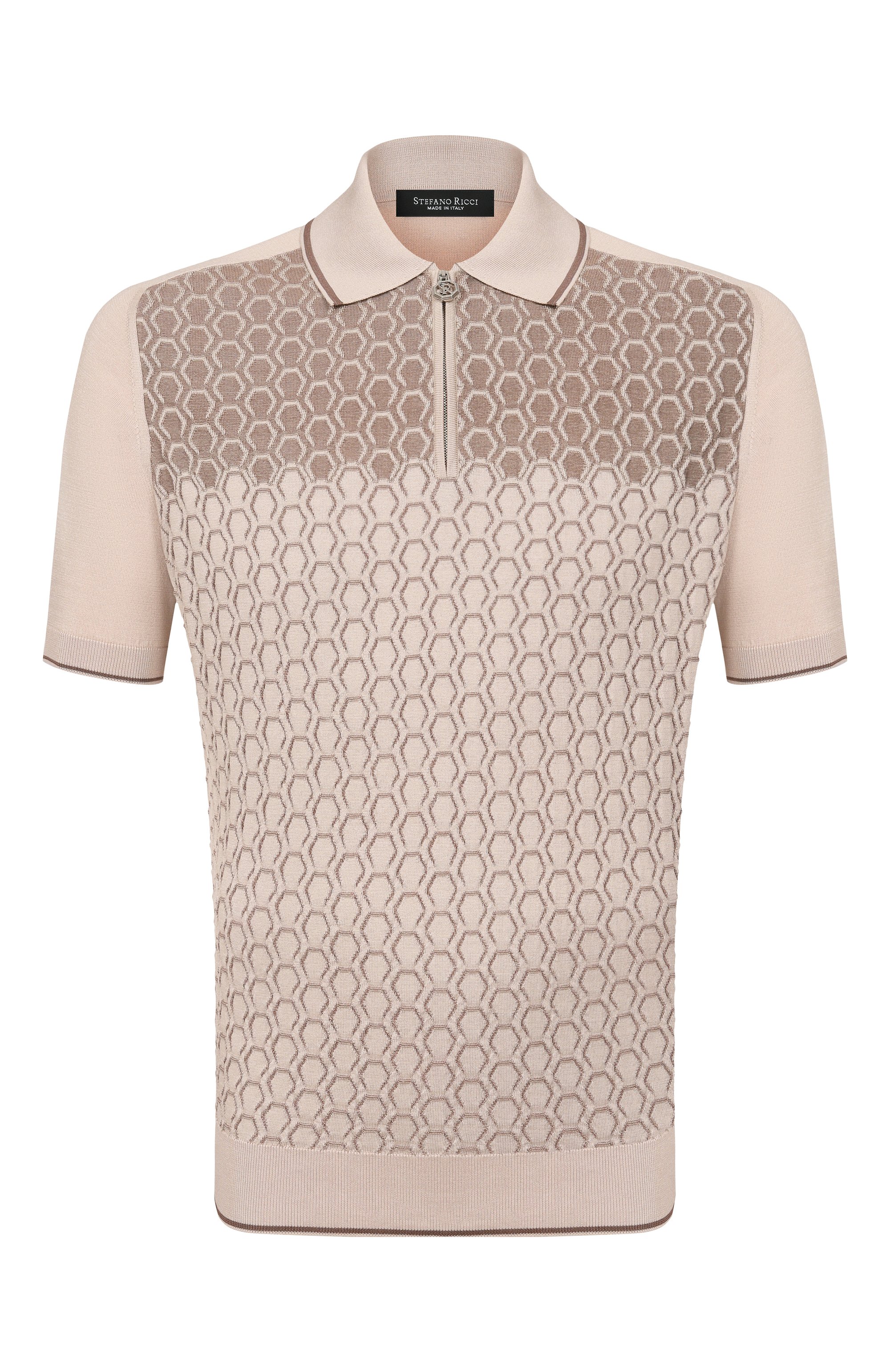 Поло из шелка и хлопка STEFANO RICCI, арт. K818109P31/F26175, фото 1