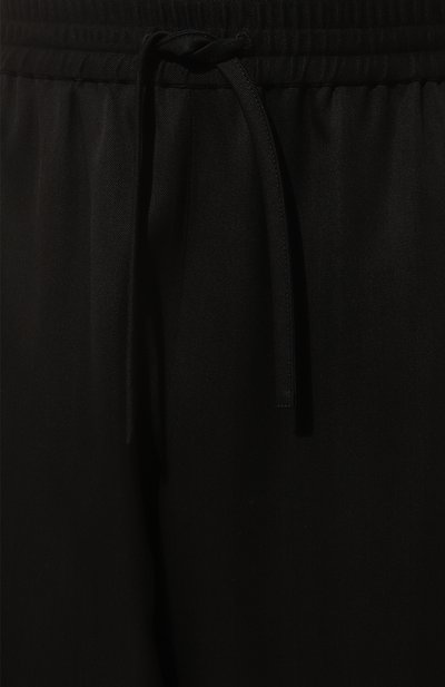 Джоггеры из шерсти и вискозы MOSCHINO черного цвета по цене 55950 руб., арт. A0311/7047, фото 5 Джоггеры из шерсти и вискозы MOSCHINO, арт. A0311/7047, фото 5