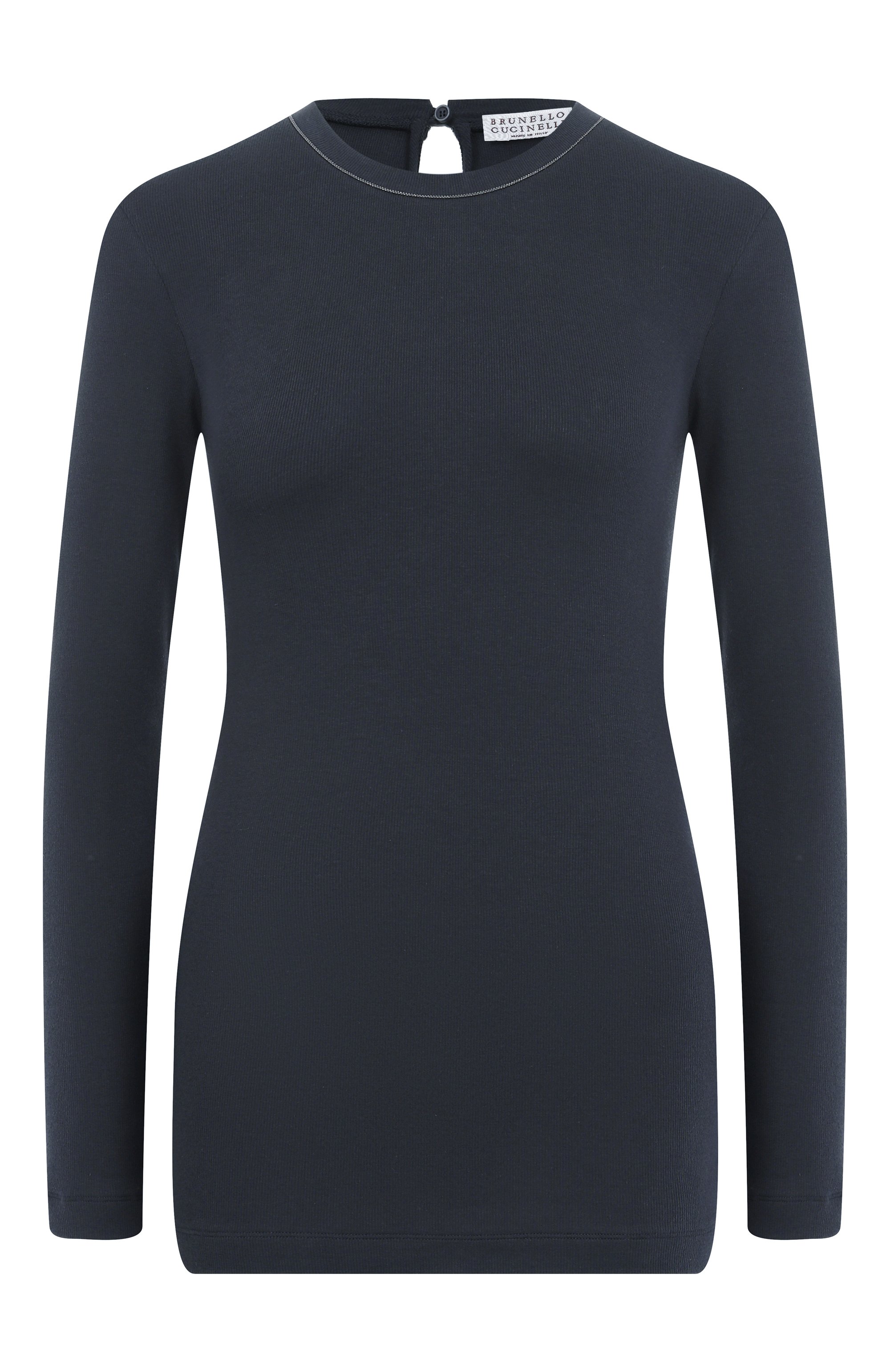 Хлопковый лонгслив BRUNELLO CUCINELLI, �арт. MPTC8BJ300, фото 1