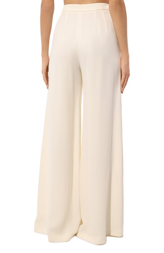 Брюки из вискозы Giambattista Valli 24FWSVCA3C29-A6J0K Кремовый  24FWSVCA3C29-A6J0K Фото 4