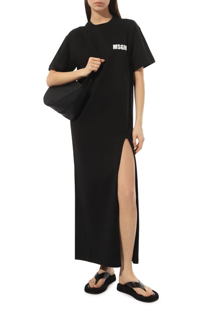 Хлопковое платье MSGM, арт. 3441MDA82 237002, фото 2