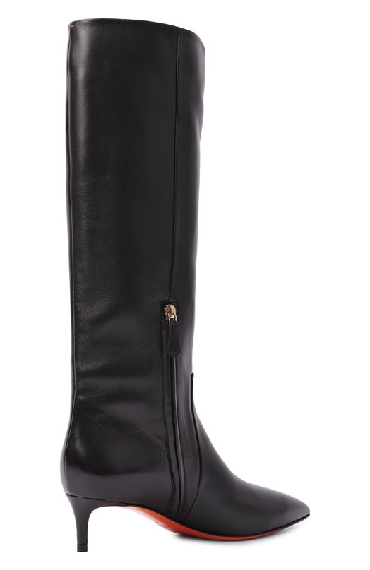 Кожаные сапоги Santoni WSLG71756HI2NHPE Чёрный  WSLG71756HI2NHPE Фото 5