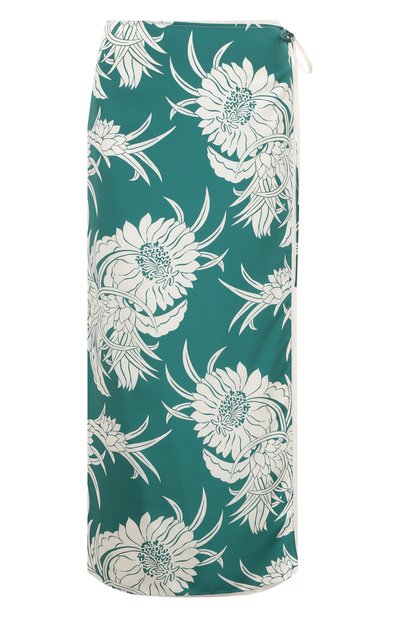 Женская шелковая юбка PRADA, арт. P109MG-1ZNS-F0363-212