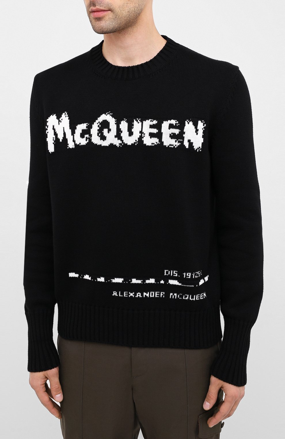 Хлопковый свитер ALEXANDER MCQUEEN, арт. 626454/Q1WZL, фото 3