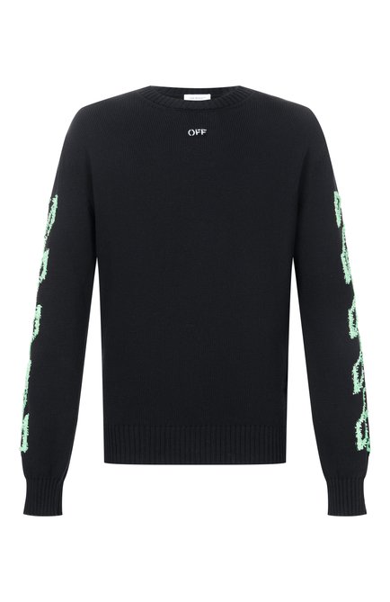 Мужской хлопковый свитер OFF-WHITE, арт. 0MHE087S26KNI001