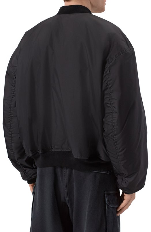 Утепленный бомбер Balenciaga 839101/T0004 Чёрный  839101/T0004 Фото 4