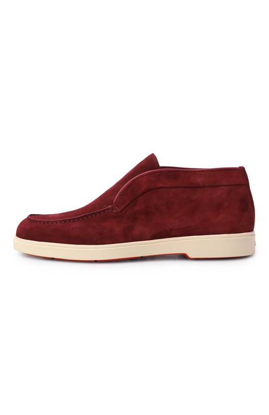 Замшевые ботинки Santoni WUYG58458TISNPYL Бордовый  WUYG58458TISNPYL Фото 4