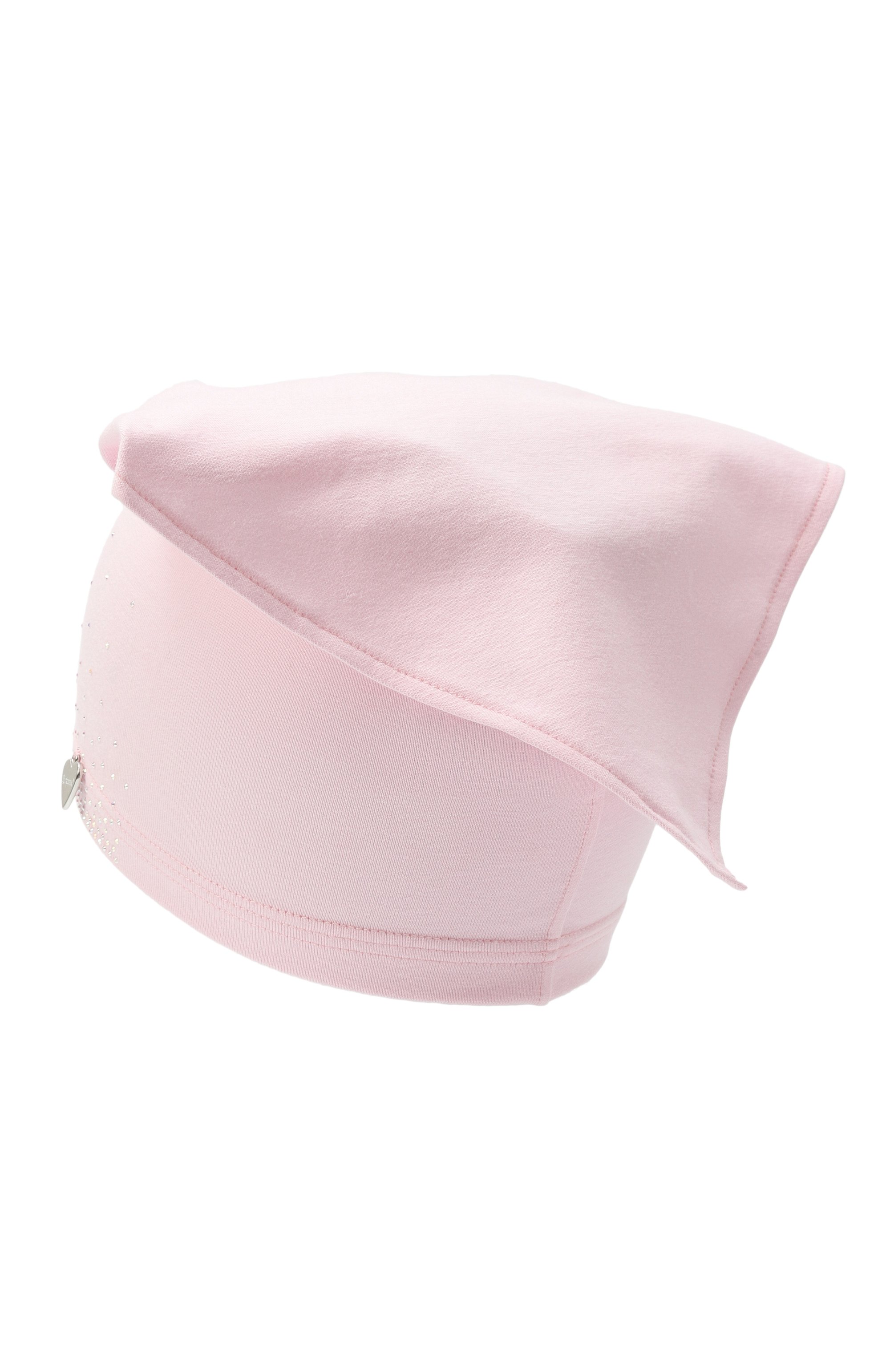 Хлопковая бандана IL TRENINO светло-розового цвета по цене 5750 руб., арт. FB-5258, фото 2 Хлопковая бандана IL TRENINO, арт. FB-5258, фото 2