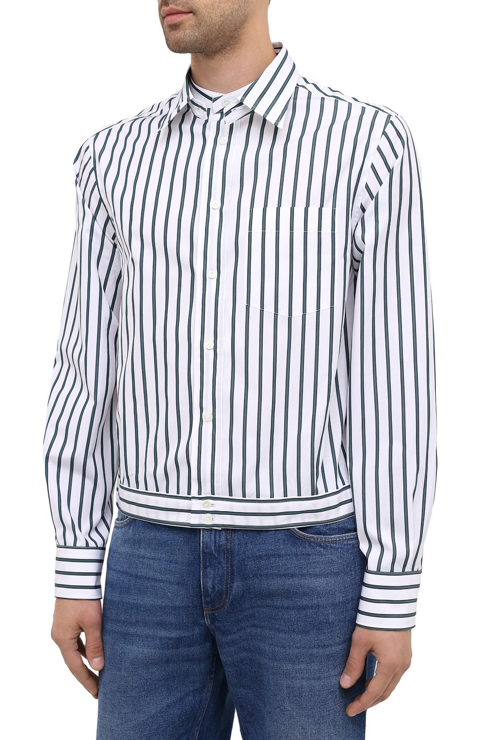 Хлопковая рубашка LANVIN, арт. RM-SI0504-S037-H20, фото 3