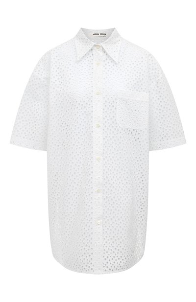 Женское хлопковое платье MIU MIU, арт. MF4529-1EWL-F0009