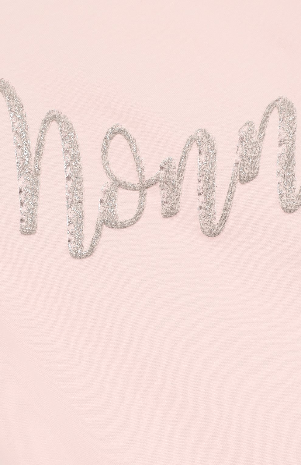 Хлопковый топ с вышивкой и рукавом-фонарик MONNALISA розового цвета по цене 7790 руб., арт. 711606R1, фото 3 Хлопковый топ с вышивкой и рукавом-фонарик MONNALISA, арт. 711606R1, фото 3