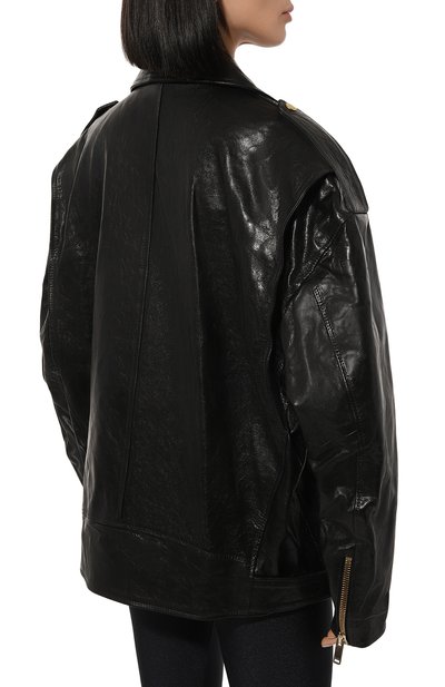 Кожаная куртка HALFBOY, арт. HFW241WLBK079, фото 4