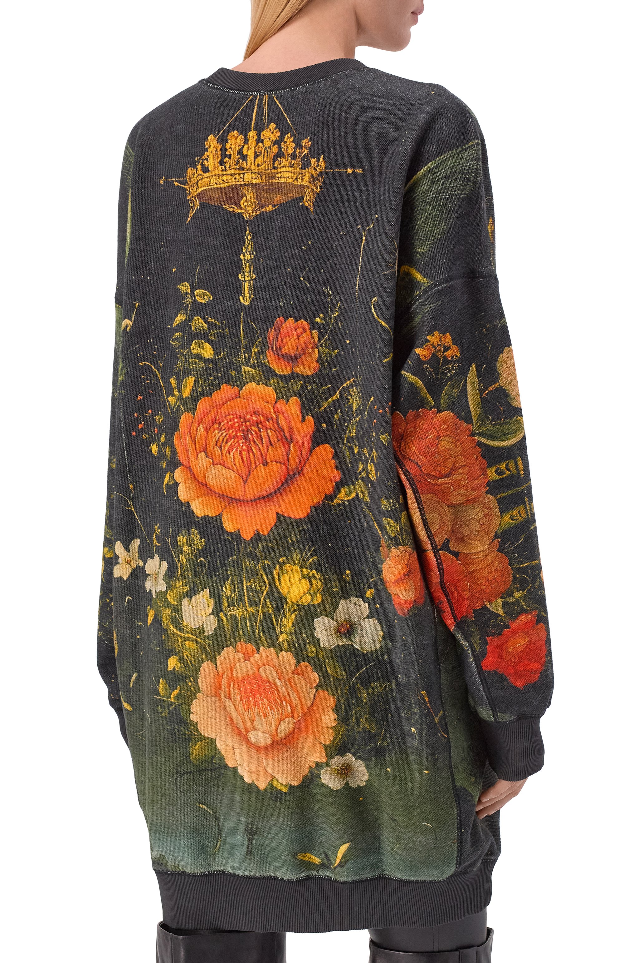 Хлопковое платье R13 разноцветного цвета по цене 83700 руб., арт. R13WK036-001BU, фото 3 Хлопковое платье R13, арт. R13WK036-001BU, фото 3