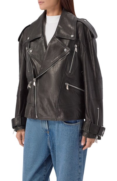 Кожаная куртка THE ATTICO, арт. 251WCB00099/LBT138AA, фото 3