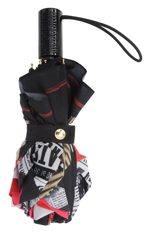 Складной зонт Moschino 8946-0PENCL0SE Чёрный  8946-0PENCL0SE Фото 3