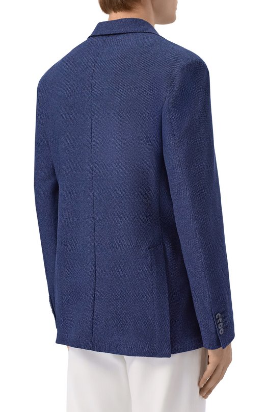 Хлопковый пиджак MVST TRIC0TT0N 40886 Синий  TRIC0TT0N 40886 Фото 4