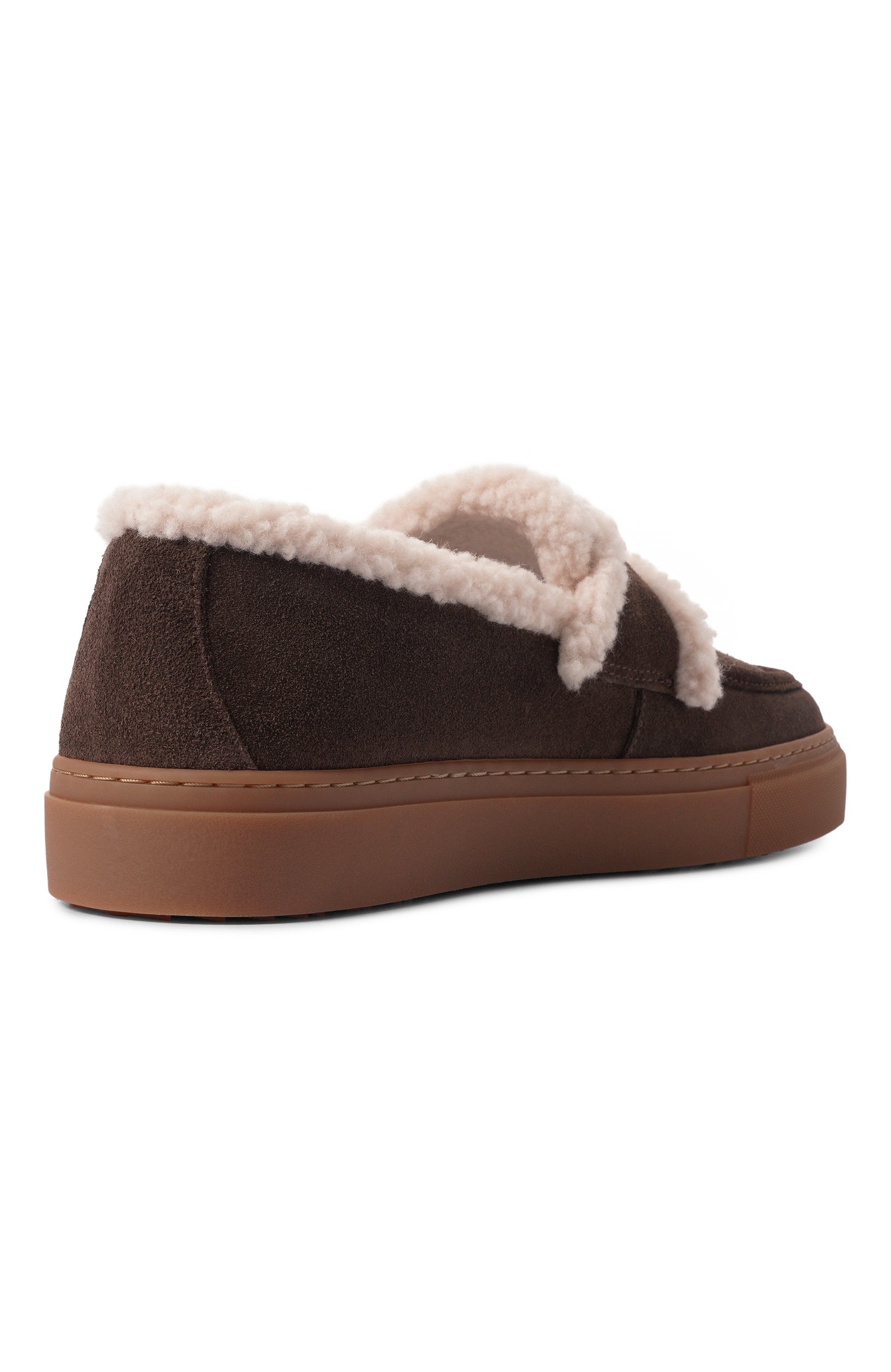 Замшевые лоферы shearling loafer INUIKII, арт. 1006.003.0021, фото 5