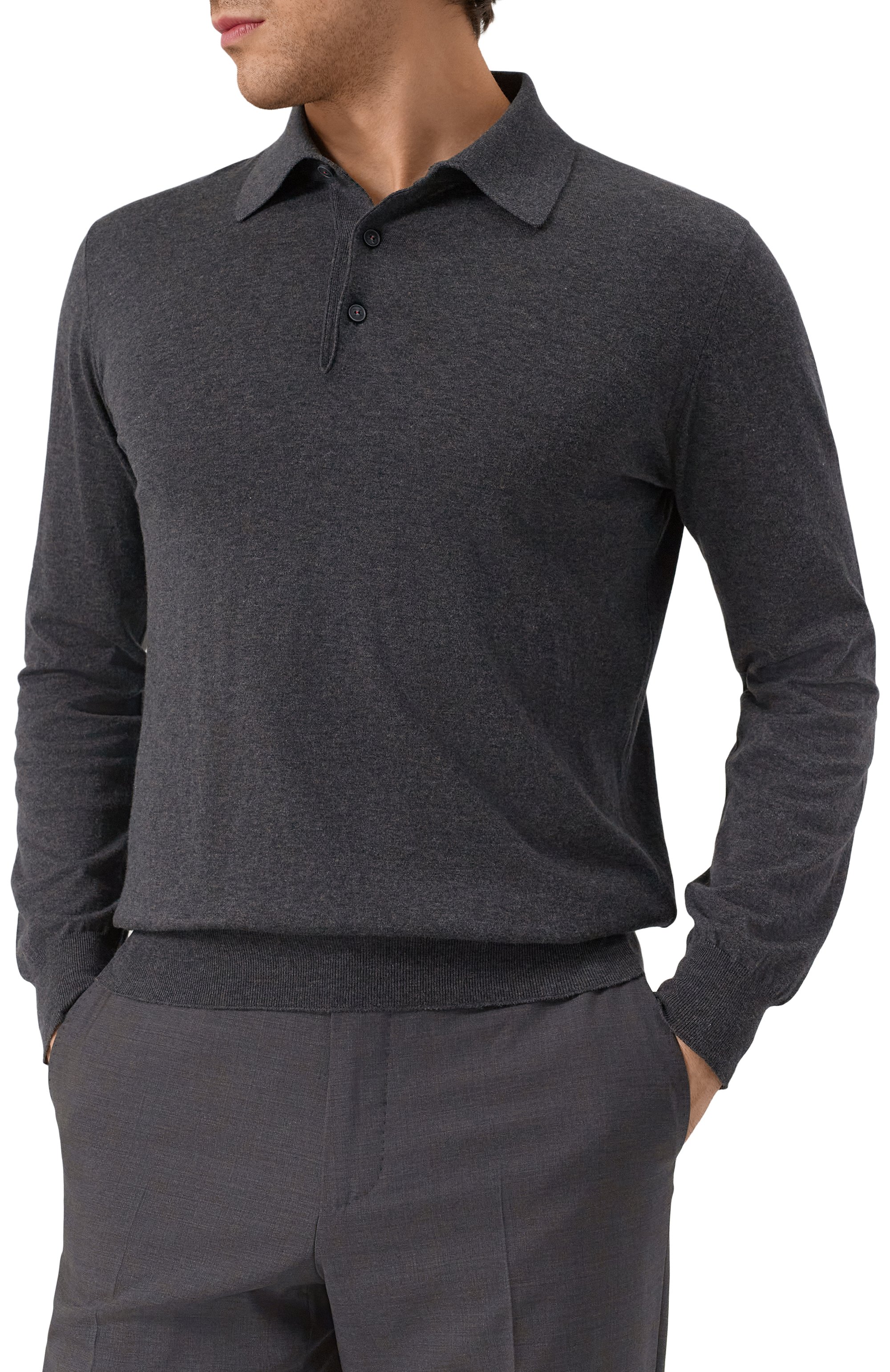 Хлопковое поло KITON, арт. UMKXX35KS, фото 3