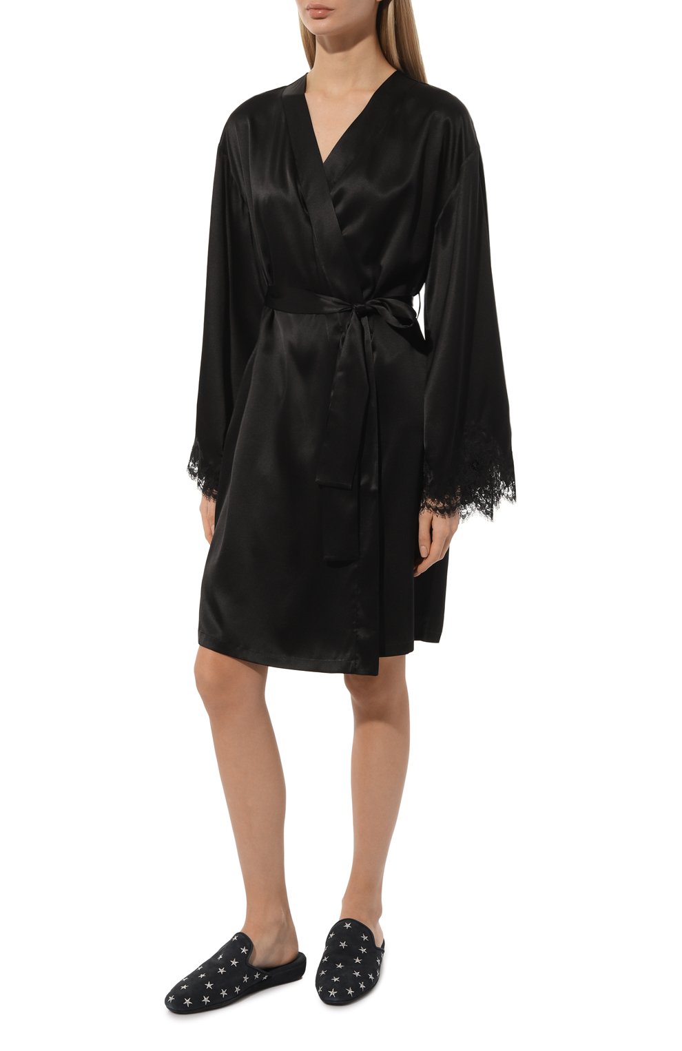Шелковый халат I.D. SARRIERI, арт. L4856, фото 2