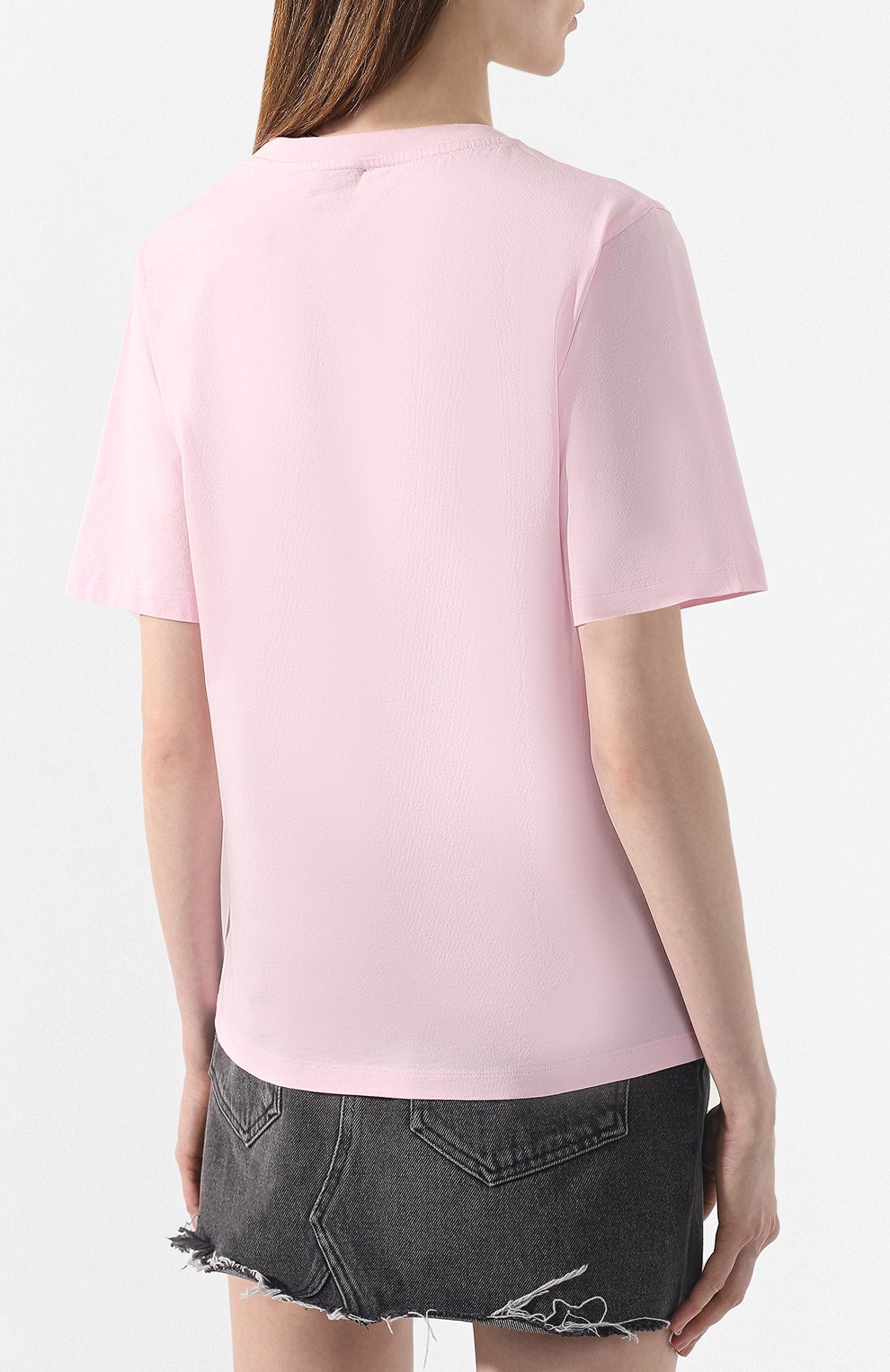 Хлопковая футболка KENZO розового цвета по цене 8700 руб., арт. 2TS7964YE, фото 4 Хлопковая футболка KENZO, арт. 2TS7964YE, фото 4
