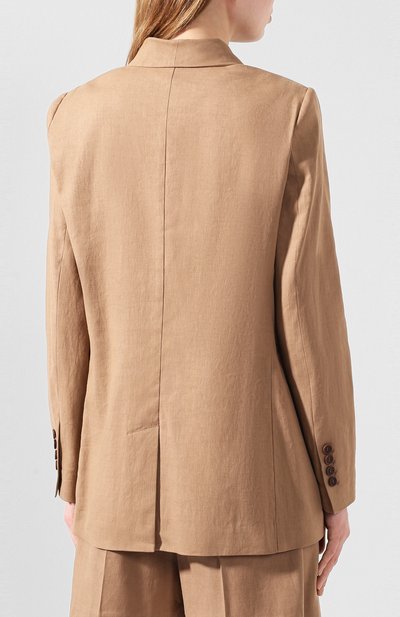Жакет из смеси льна и хлопка BRUNELLO CUCINELLI, арт. MF5918946, фото 4