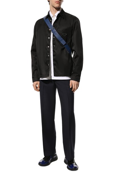 Комбинированные кроссовки PRADA, арт. 4E3400-3LGP-F017C, фото 2