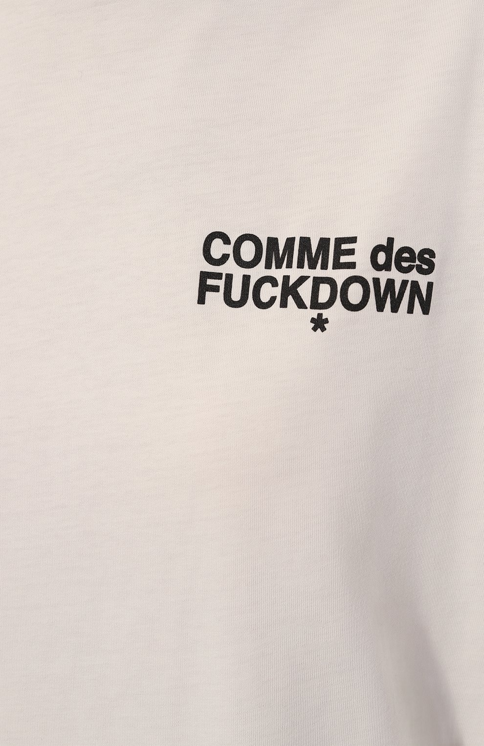 Хлопковая футболка COMME DES FUCKDOWN, арт. CFABW01183, фото 5