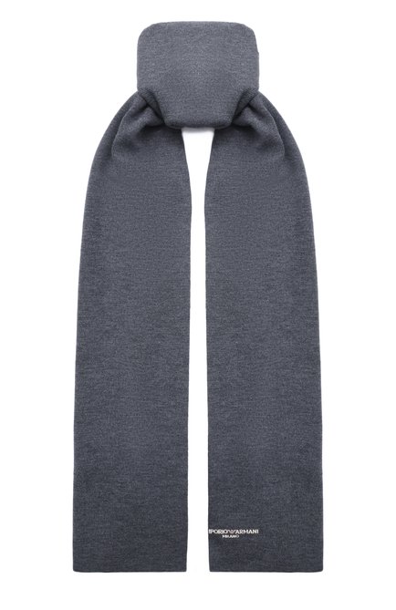 Мужской шерстяной шарф EMPORIO ARMANI, арт. EM003713/AF18241