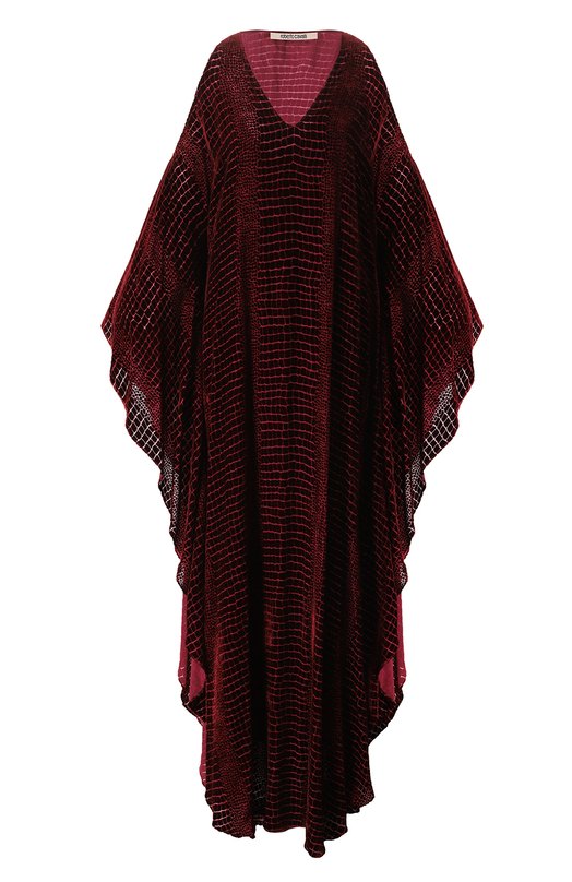 

Туника из вискозы и шелка Roberto Cavalli, Бордовый