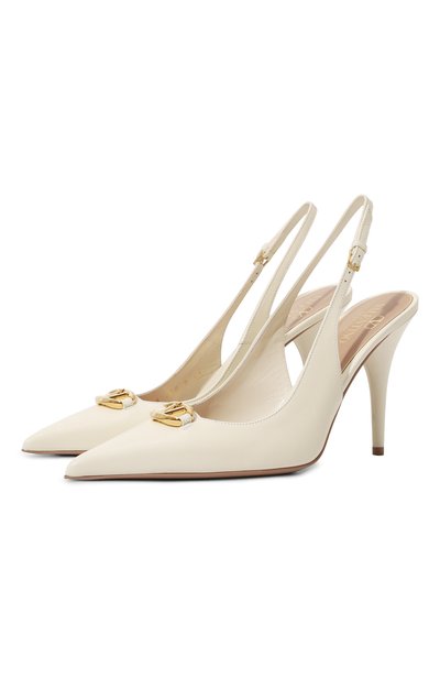 Женские кожаные туфли vlogo VALENTINO, арт. 5W2S0JE0/EEY