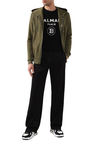 Хлопковая футболка BALMAIN, арт. TH11601/I203, фото 2