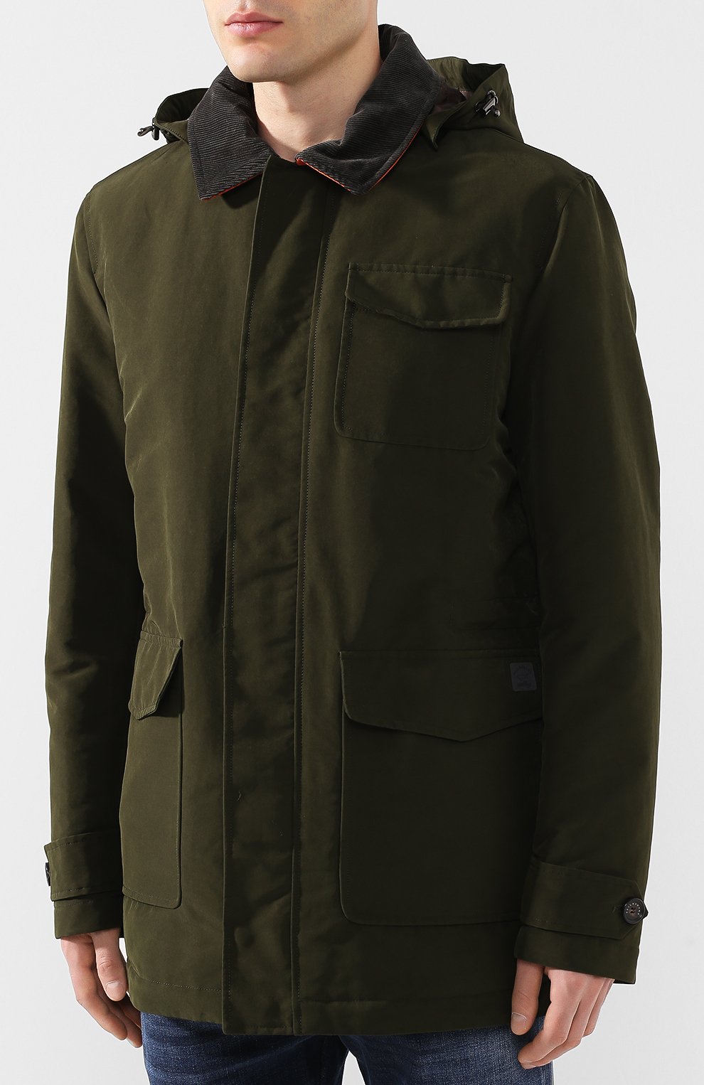 Пуховая куртка на молнии с капюшоном PAUL&SHARK, арт. I18P2066, фото 3