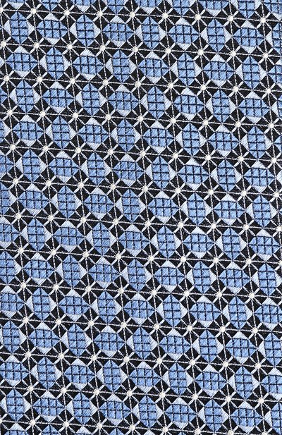 Шелковый галстук с узором ZEGNA голубого цвета по цене 17950 руб., арт. Z9E011L8, фото 3 Шелковый галстук с узором ZEGNA, арт. Z9E011L8, фото 3